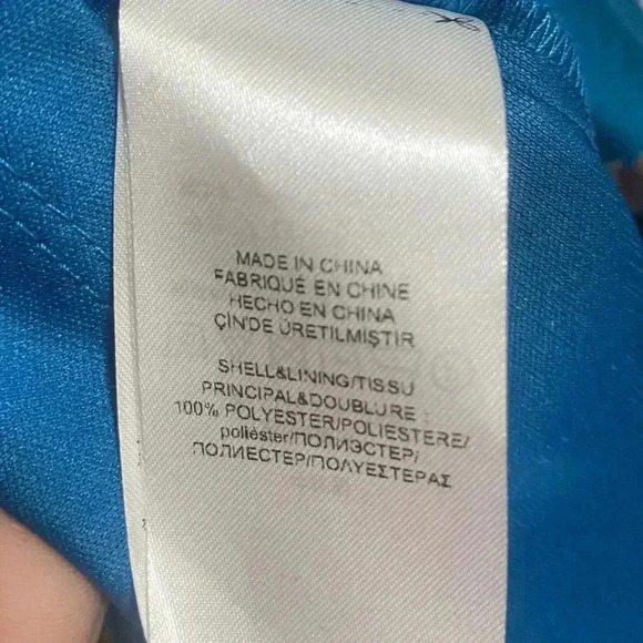 Lauren Ralph Lauren Watercolor Georgette Dress Size 14 - Picture 5 of 6